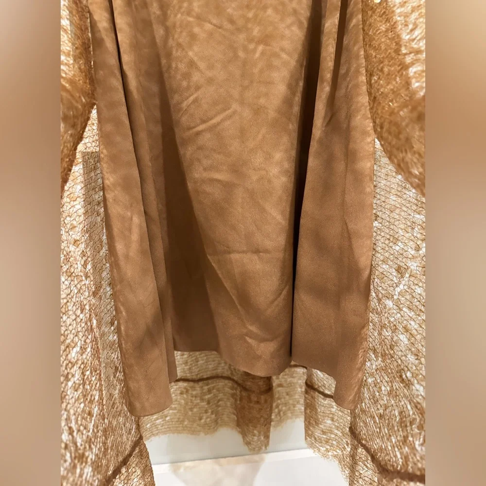 Dress the Population butterscotch color dress - Picture 4 of 9